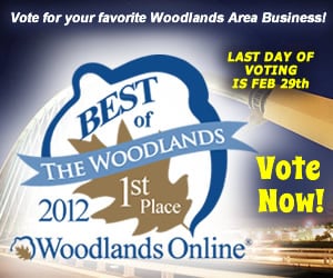 The best of The Woodlands voting banner