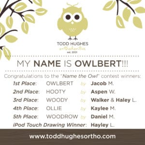 Owl name contest winners